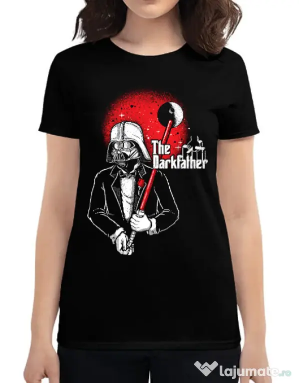 Tricou ADLER dama The darkfather Negru