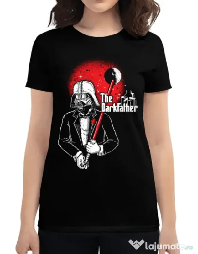 Tricou ADLER dama The darkfather Negru