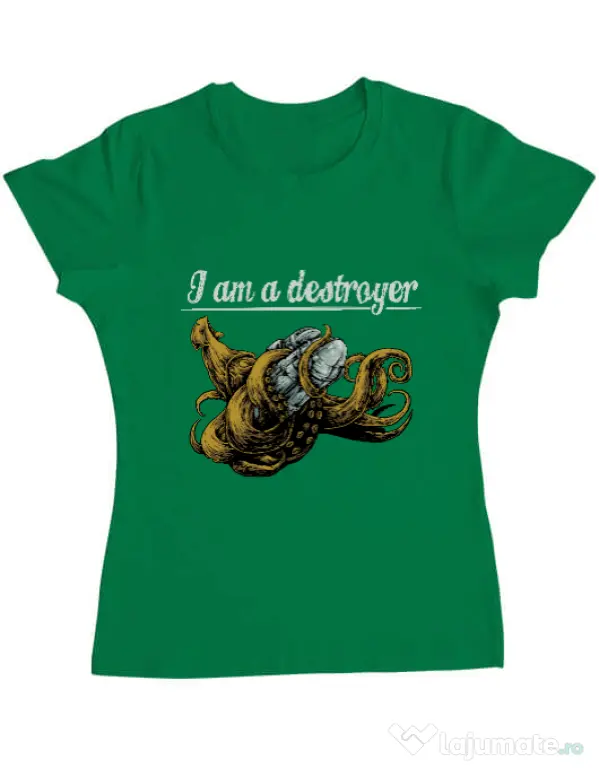Tricou ADLER dama Destroyer Verde mediu