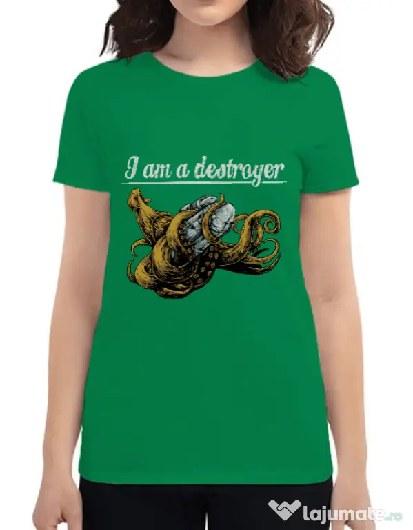Tricou ADLER dama Destroyer Verde mediu