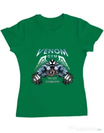 Tricou ADLER dama Venom gym Verde mediu