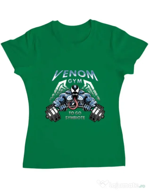 Tricou ADLER dama Venom gym Verde mediu