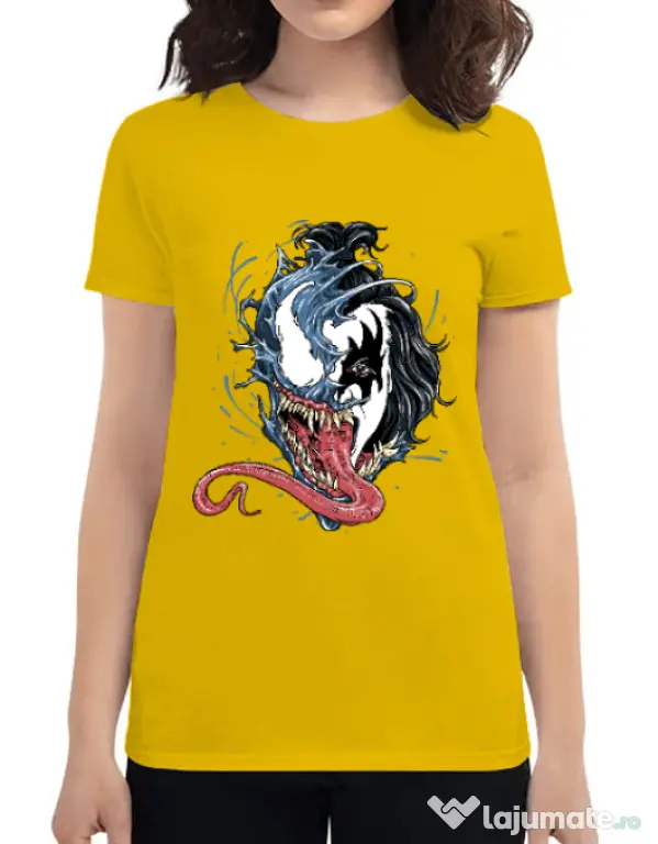 Tricou ADLER dama Venom kiss Galben