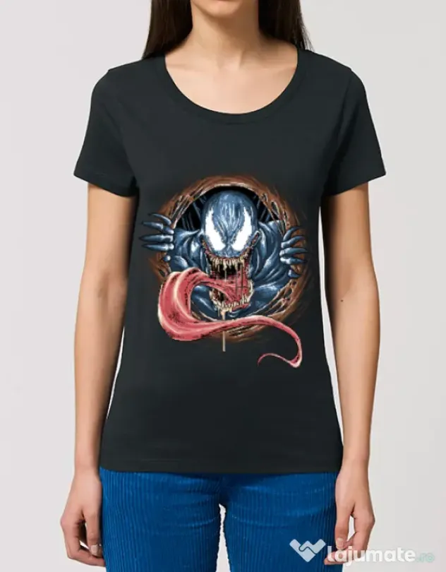 Tricou STANLEY STELLA dama Venom rise Negru