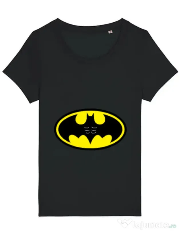Tricou STANLEY STELLA dama Six pack Batman Negru