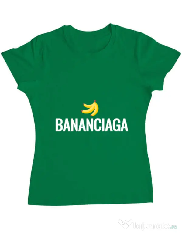 Tricou ADLER dama Bananciaga Verde mediu