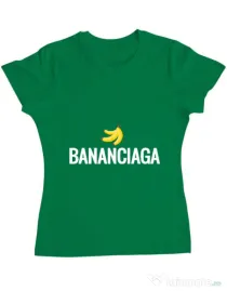 Tricou ADLER dama Bananciaga Verde mediu