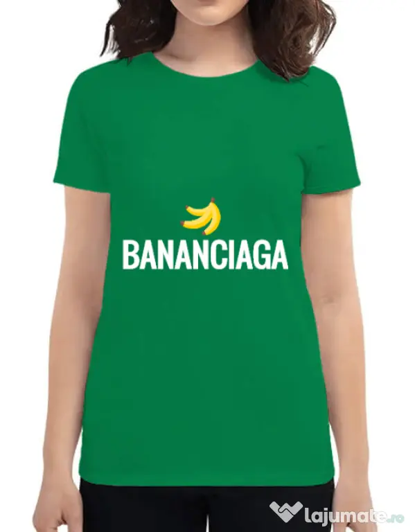 Tricou ADLER dama Bananciaga Verde mediu