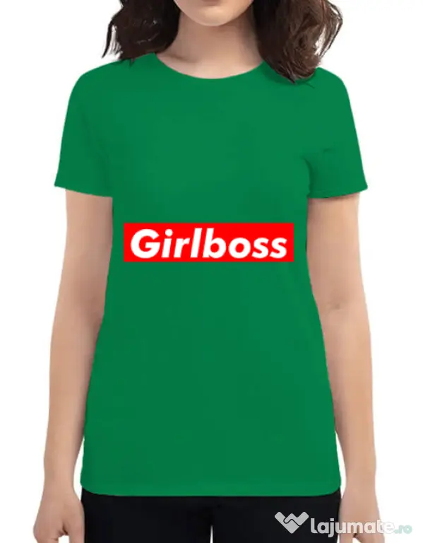 Tricou ADLER dama Girlboss Verde mediu