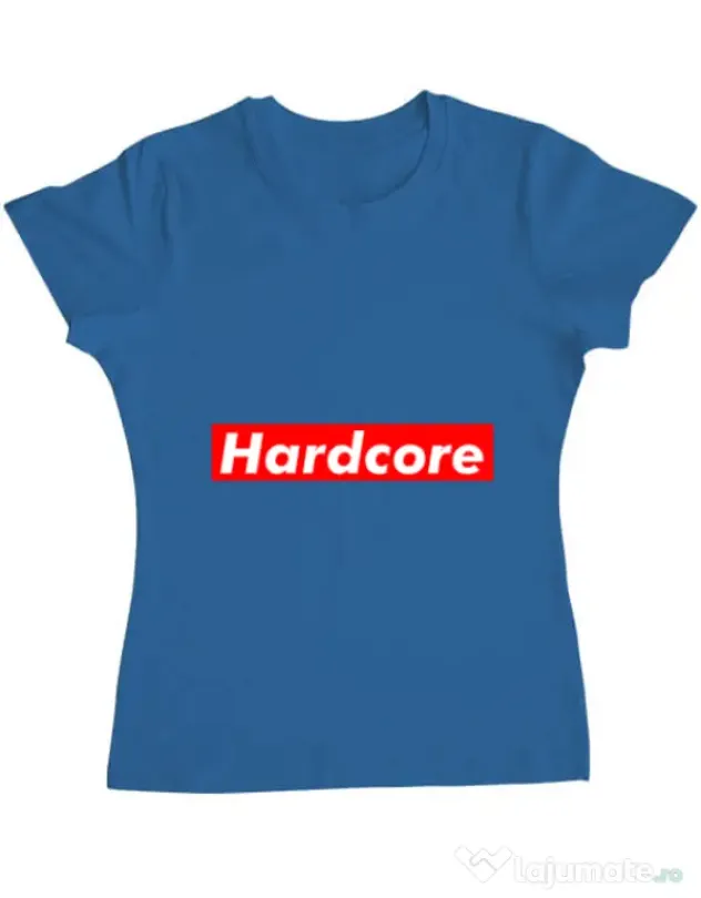 Tricou ADLER dama Hardcore Albastru azuriu