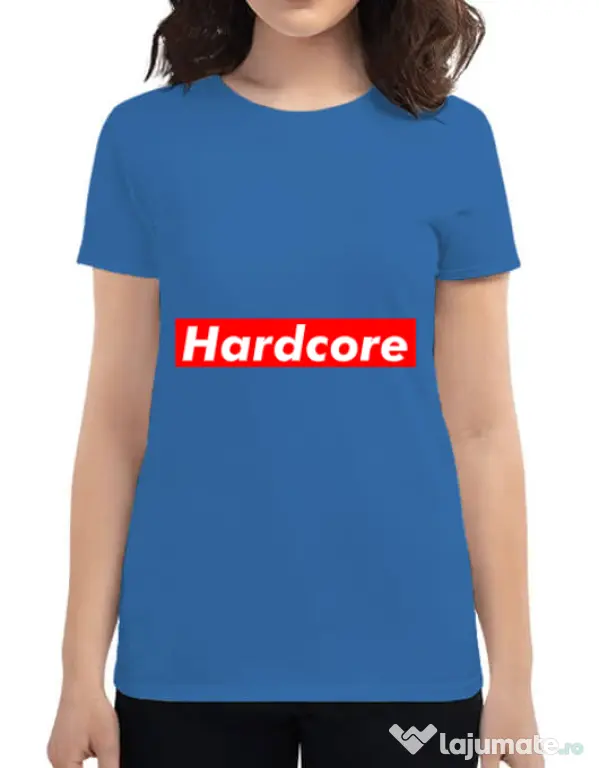 Tricou ADLER dama Hardcore Albastru azuriu