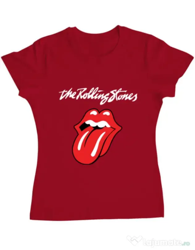 Tricou ADLER dama The Rolling Stones Rosu