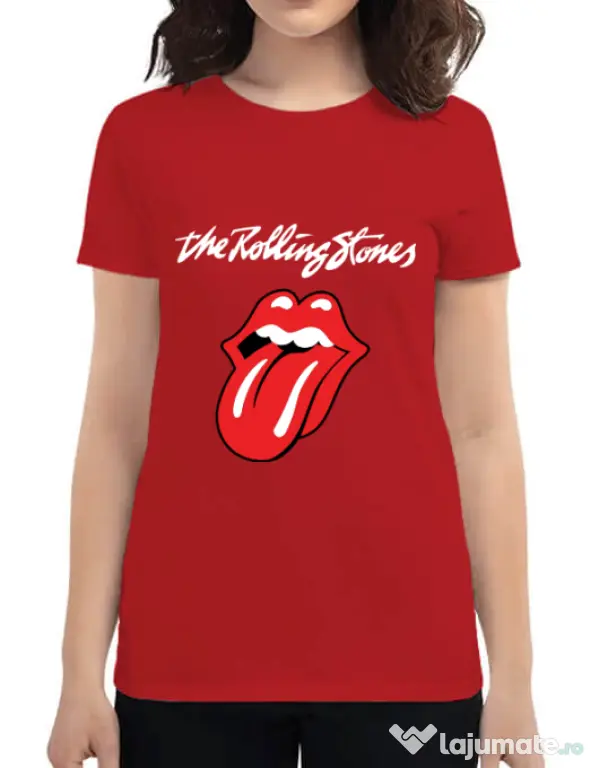 Tricou ADLER dama The Rolling Stones Rosu