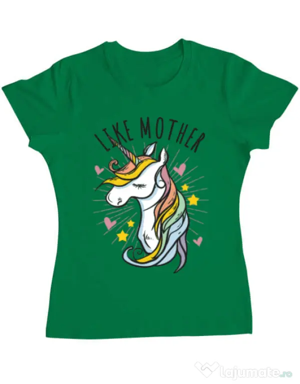 Tricou ADLER dama Like mother Verde mediu