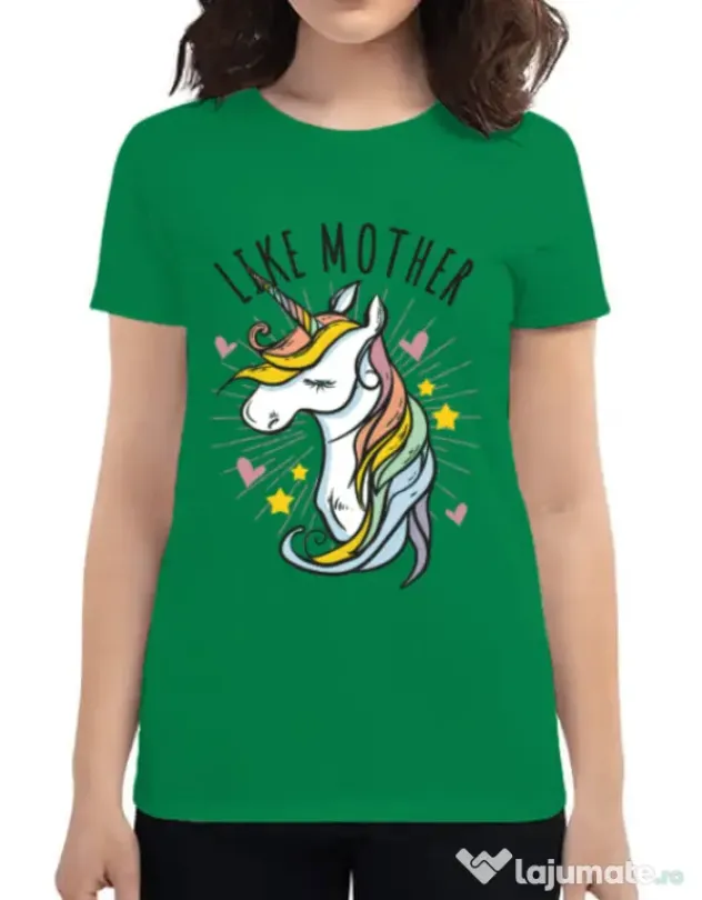 Tricou ADLER dama Like mother Verde mediu