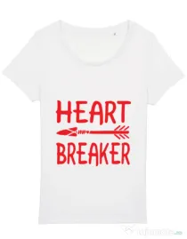 Tricou STANLEY STELLA dama Heart breaker Alb