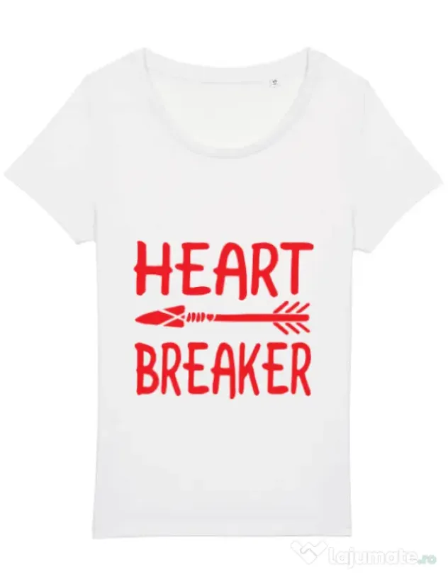 Tricou STANLEY STELLA dama Heart breaker Alb