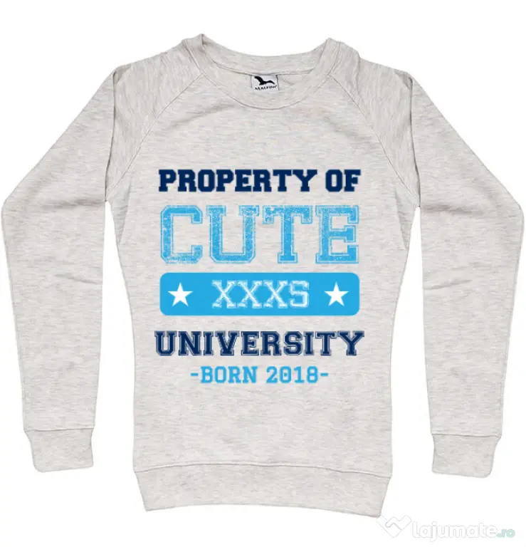 Bluza ADLER dama Cute university Migdala melanj