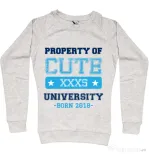 Bluza ADLER dama Cute university Migdala melanj