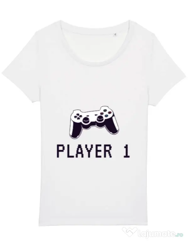 Tricou STANLEY STELLA dama Player 1 Alb