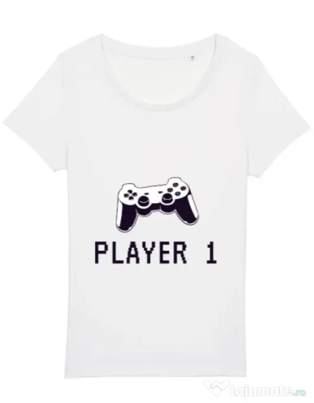 Tricou STANLEY STELLA dama Player 1 Alb