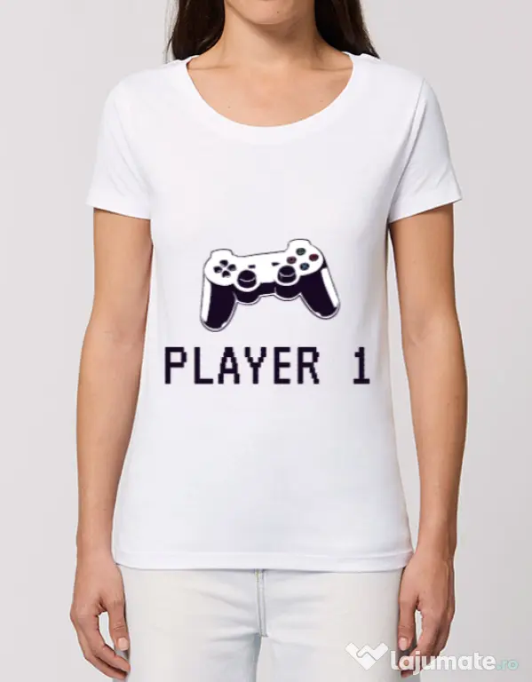 Tricou STANLEY STELLA dama Player 1 Alb