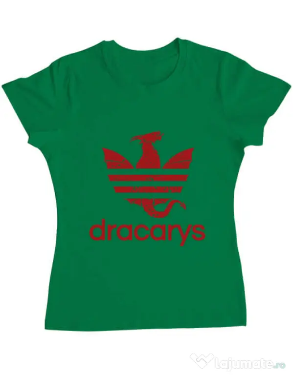 Tricou ADLER dama Dracarys Verde mediu