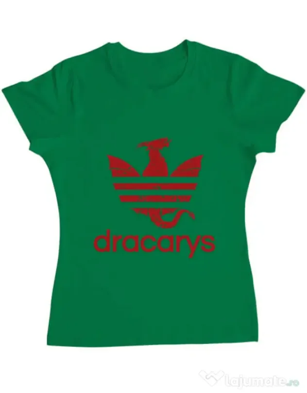 Tricou ADLER dama Dracarys Verde mediu