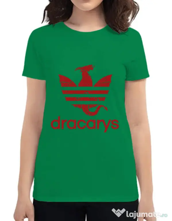 Tricou ADLER dama Dracarys Verde mediu