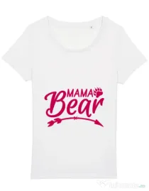 Tricou STANLEY STELLA dama Mama bear Alb