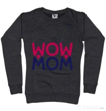 Bluza ADLER dama Wow mom Negru melanj