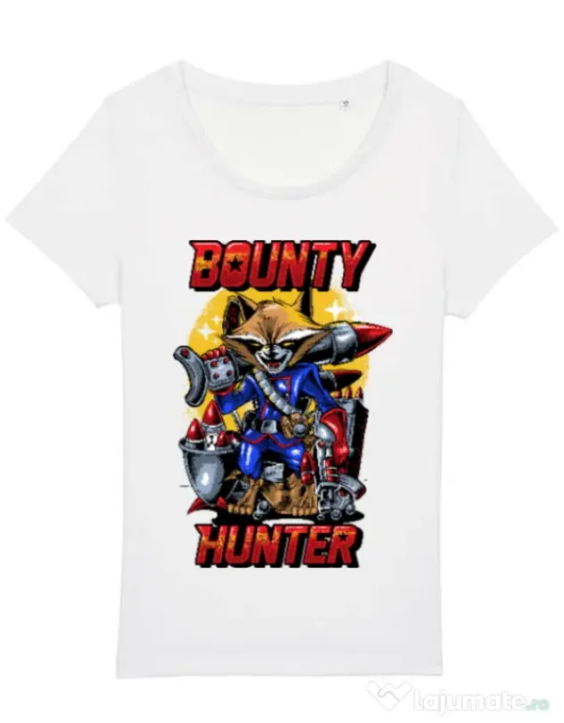 Tricou STANLEY STELLA dama Bounty hunter Alb