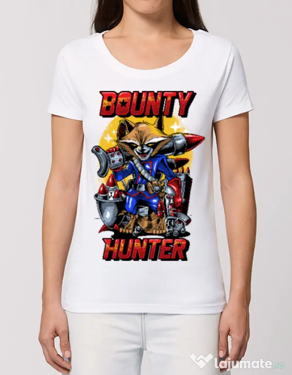 Tricou STANLEY STELLA dama Bounty hunter Alb