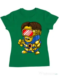 Tricou ADLER dama Cyclops minion Verde mediu