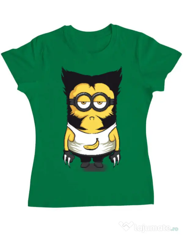 Tricou ADLER dama Wolve minion Verde mediu