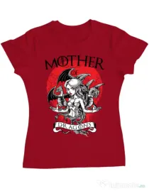 Tricou ADLER dama Mother of dragons Rosu