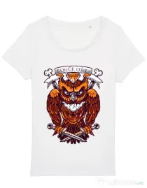 Tricou STANLEY STELLA dama Rogue owl Alb
