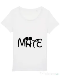 Tricou STANLEY STELLA dama Mate Alb