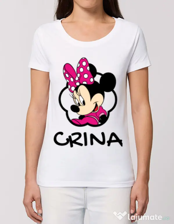 Tricou STANLEY STELLA dama Mouse daughter Alb
