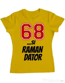 Tricou ADLER dama 68 si raman dator Galben