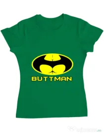 Tricou ADLER dama Buttman Verde mediu