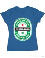 Tricou ADLER dama Highagain Albastru azuriu