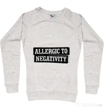 Bluza ADLER dama Allergic to negativity Migdala melanj