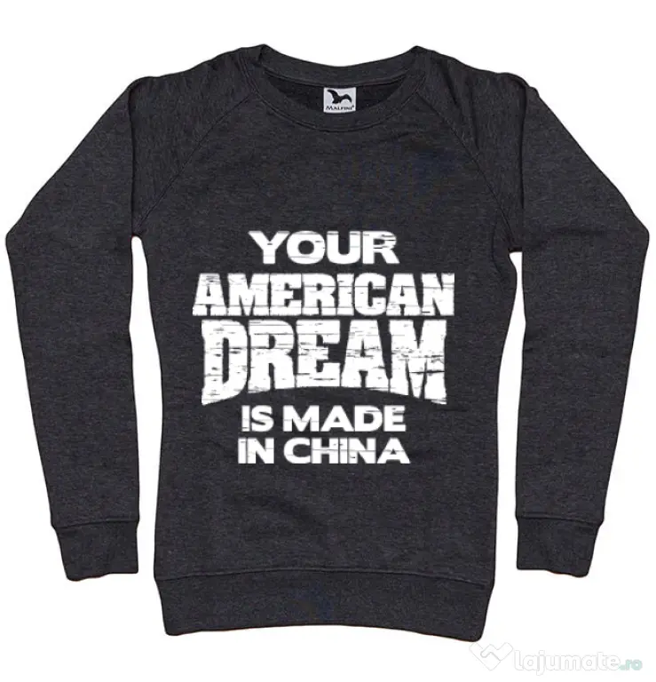 Bluza ADLER dama American dream Negru melanj