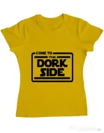 Tricou ADLER dama Dork side Galben