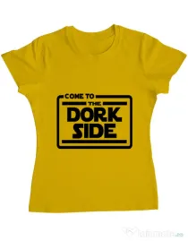 Tricou ADLER dama Dork side Galben