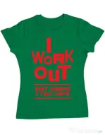Tricou ADLER dama I work out Verde mediu