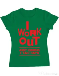 Tricou ADLER dama I work out Verde mediu