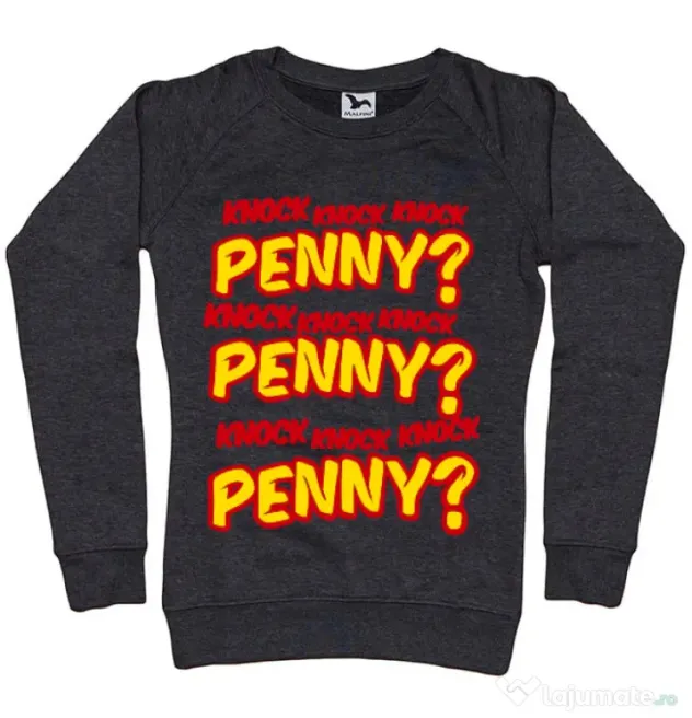 Bluza ADLER dama Knock Penny Negru melanj