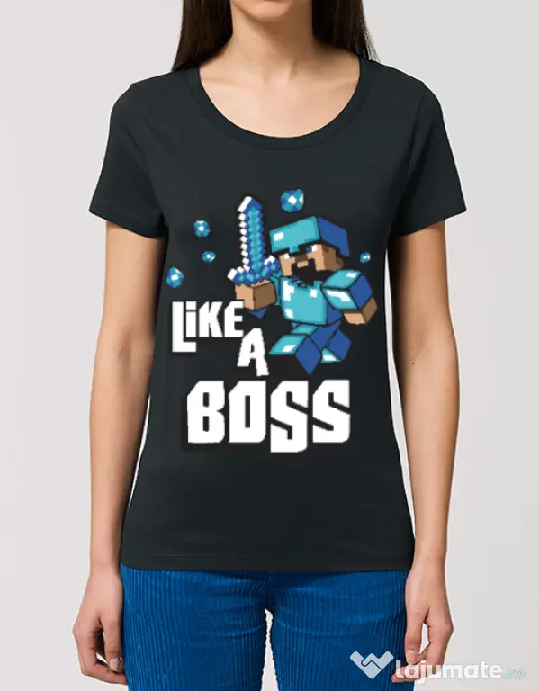 Tricou STANLEY STELLA dama Like a boss Negru